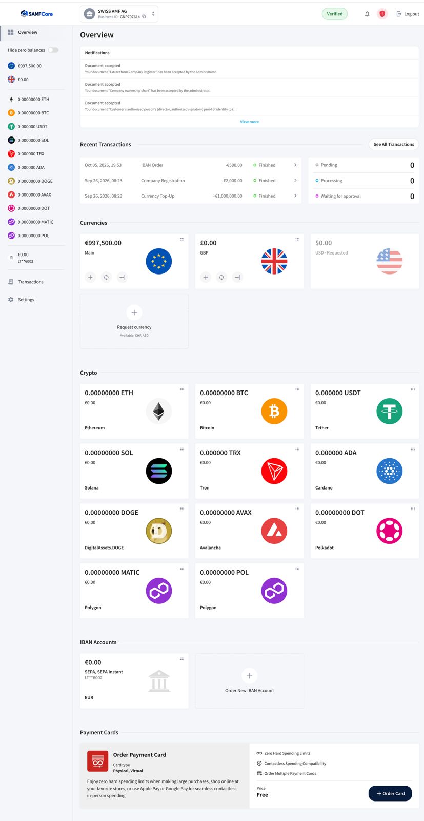 SAMFCore extended platform view